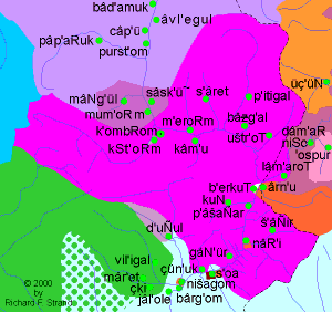 Kâmaston, land of the Kom